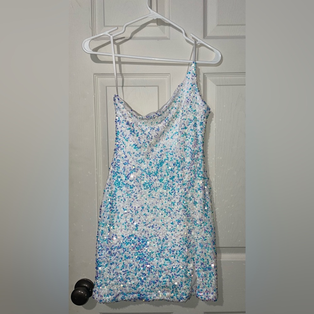 Windsor Homecoming Dress in White